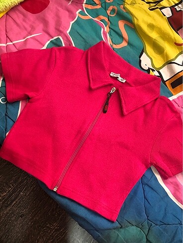 Bershka Fermuarlı Crop
