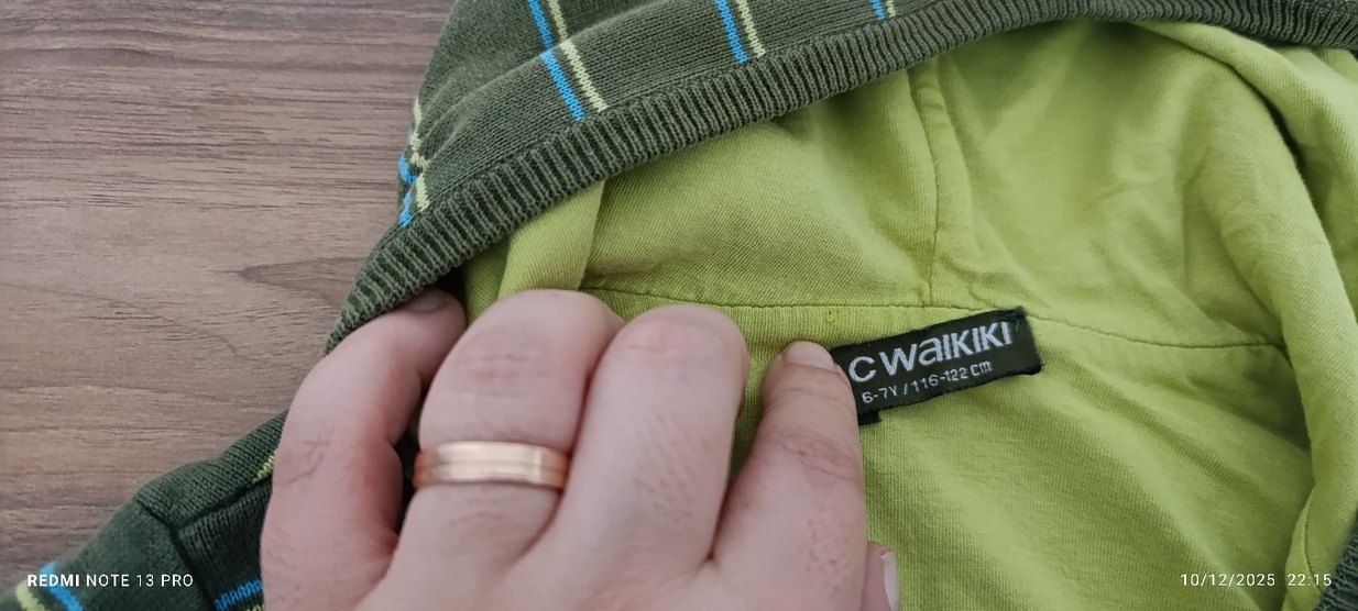 Kapüşonlu Erkek Çocuk Fermuarlı Ceket - Görsel 4