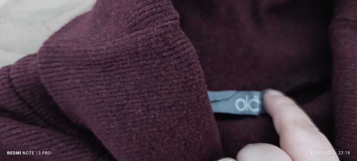 Bordo Kadın Balıkçı Yaka Triko Kazak - Görsel 3