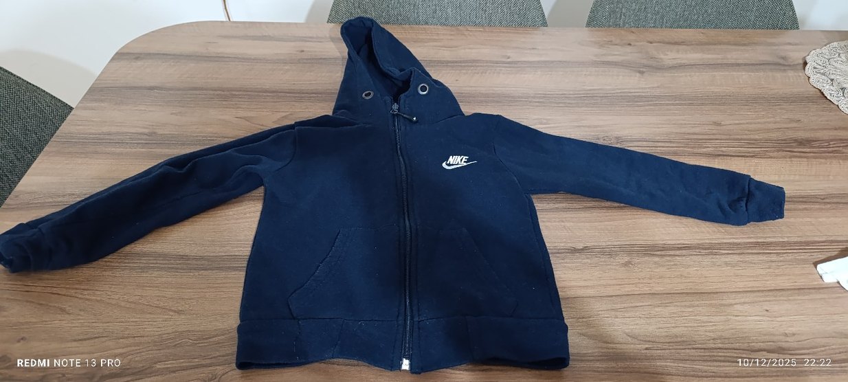 Lacivert Fermuarlı Erkek Çocuk Sweatshirt - Görsel 2