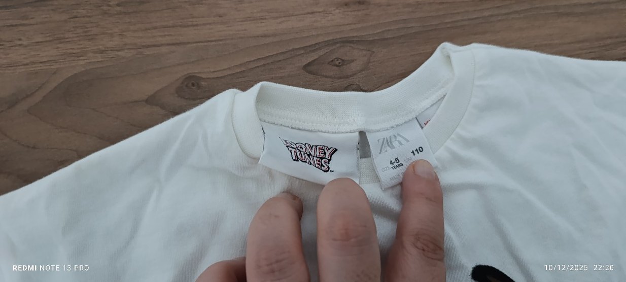 Baskılı Beyaz erkek Çocuk Tişörtü - Görsel 2