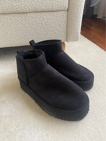 UGG ultra mini platform kadın siyah bot