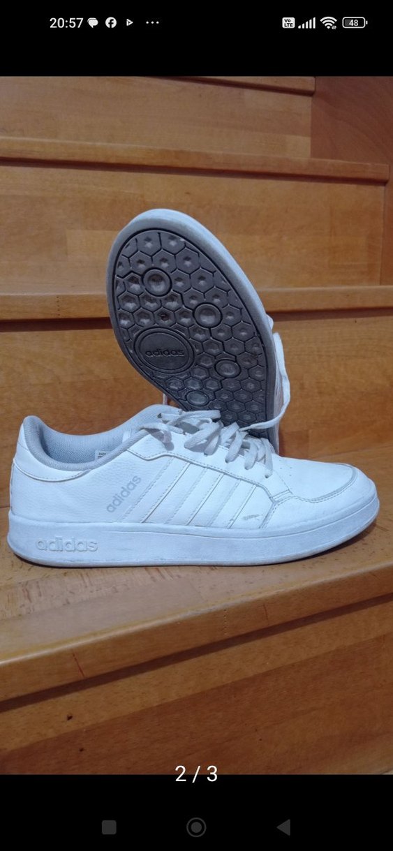 43 numara ,Adidas Beyaz erkek Spor Ayakkabısı - Görsel 2