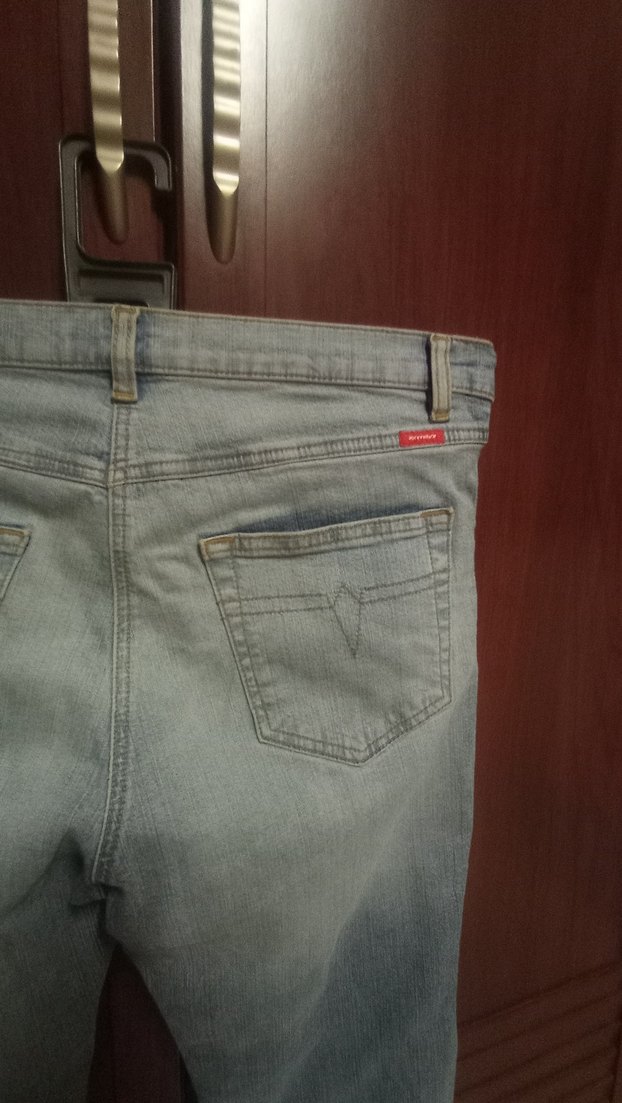 Kadın Mavi Kısa Denim Jean - Görsel 3