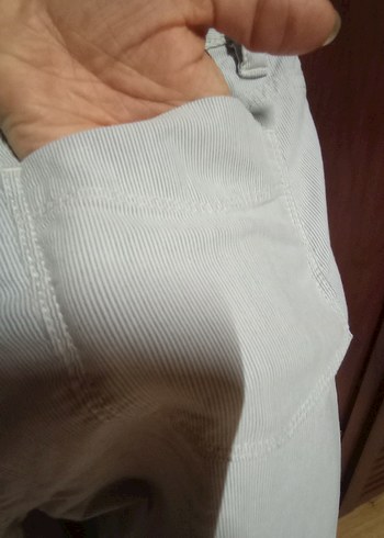 40 Beden gri Renk Kadın Denim Pantolon