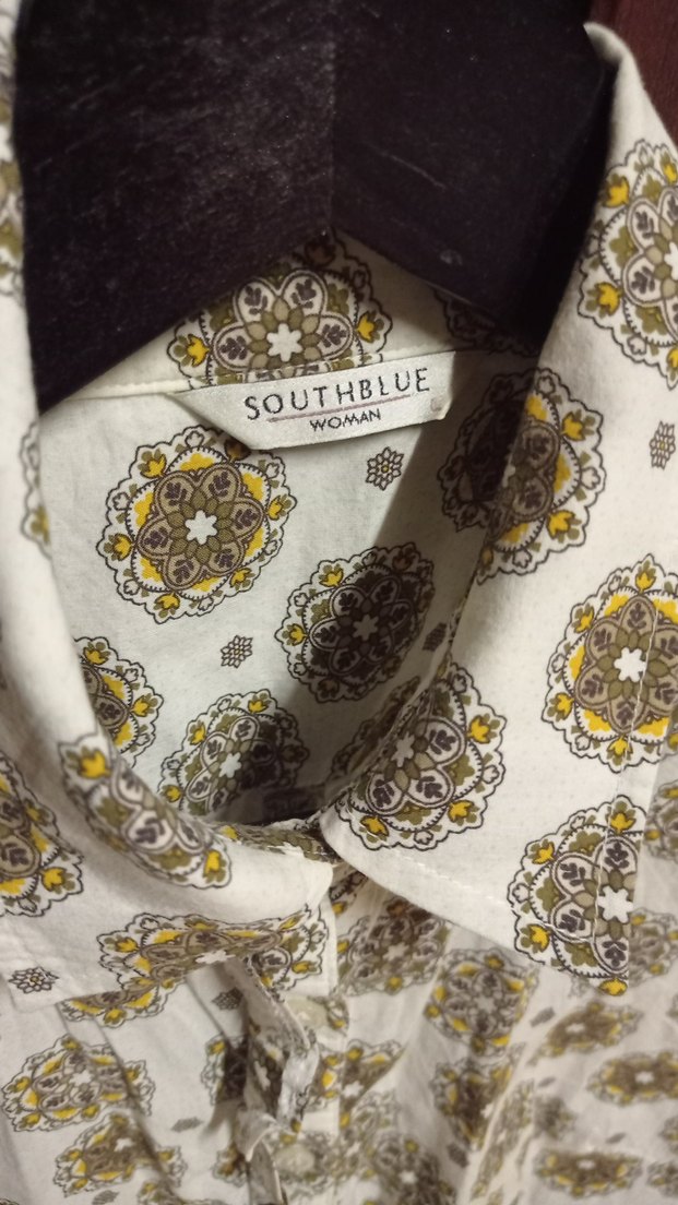 Bohem Desenli Kısa Kollu Gömlek - Görsel 4