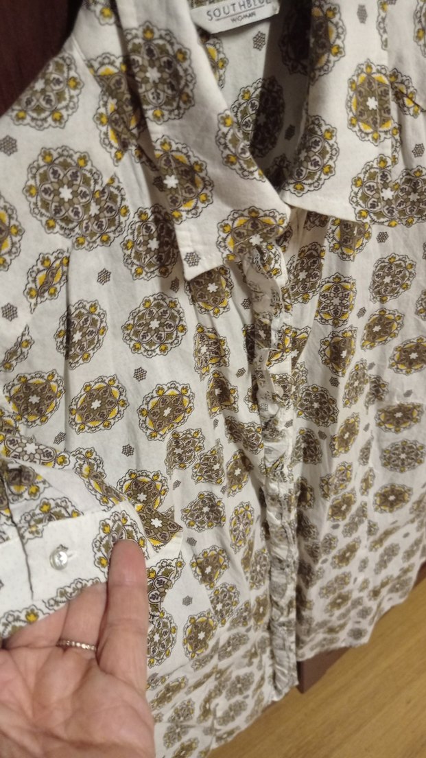 Bohem Desenli Kısa Kollu Gömlek - Görsel 2