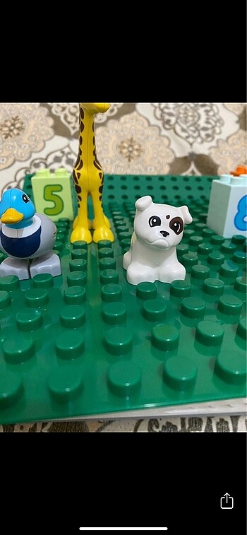 Beden Lego Duplo 25x25cm zemin-plaka-taban
