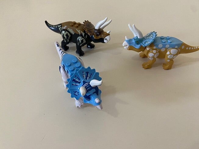 Lego Classic uyumlu dinozor Triceratops