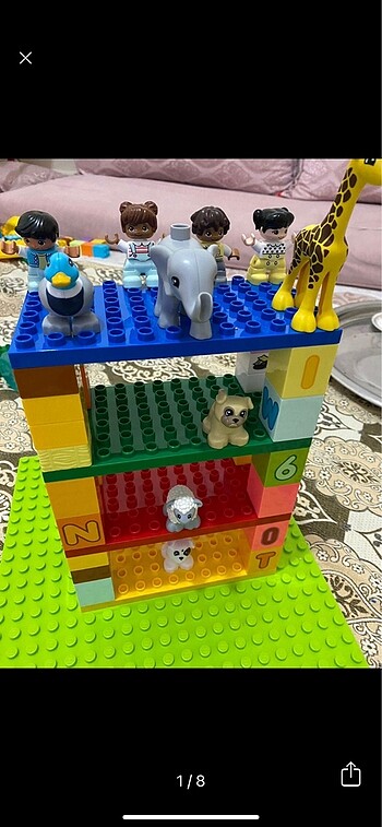 Lego Duplo uyumlu zemin taban