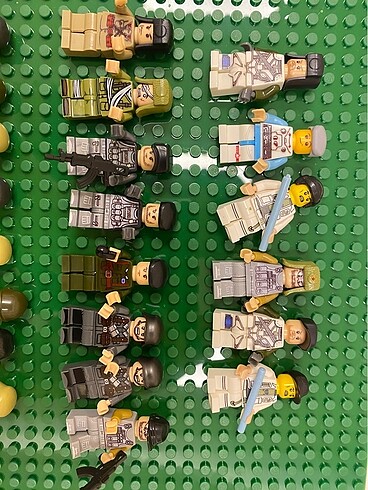  Beden Renk Lego asker polis swat minifigür
