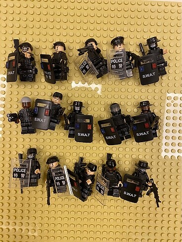 Diğer Lego swat asker polis minifigür