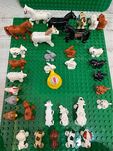 Beden Lego Duplo uyumlu çiftlik hayvanları