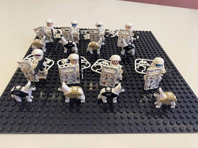 Lego asker polis swat minifigür
