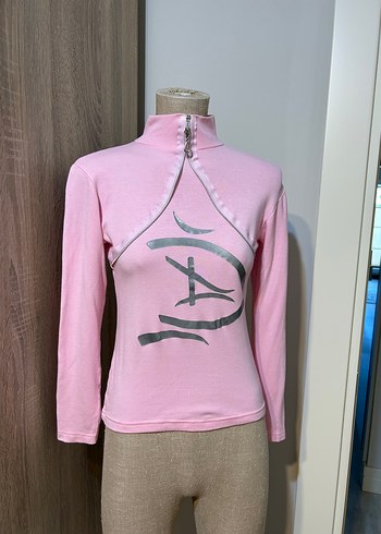 Trendyol & Milla Uzun Kollu, Pembe Mini Sweatshirt