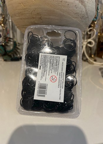 Siyah Elastik Çocuk Saç Tokası 500'lü - Görsel 3