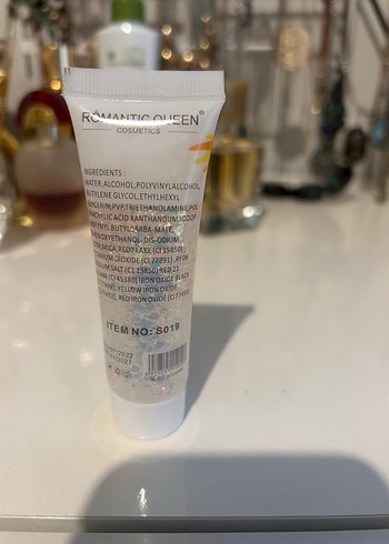 Simli saç yüz jeli  - lame - Görsel 2