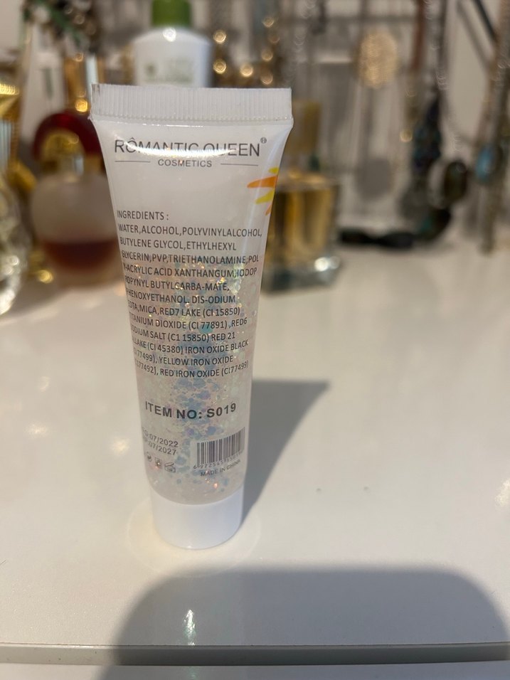 Simli saç yüz jeli  - lame - Görsel 2