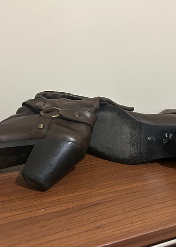 Kahverengi vintage bot - Görsel 6