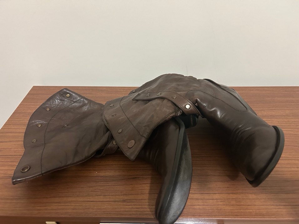 Kahverengi vintage bot - Görsel 2