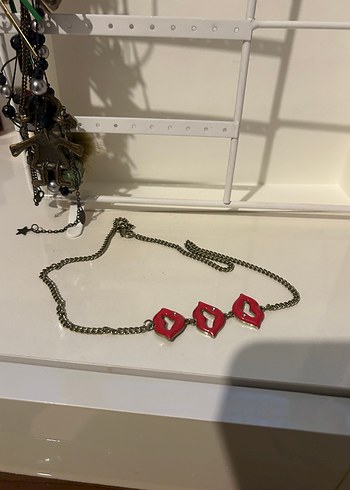 Zincir Detaylı Bohem Mini Kadın Kolye - Görsel 2