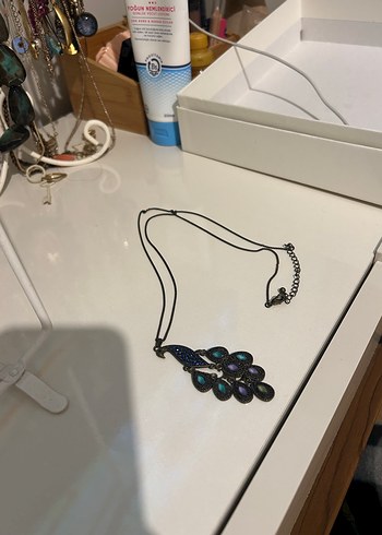 Bohem Tarzı Çok Renkli Zincir Detaylı Kolye - Görsel 4