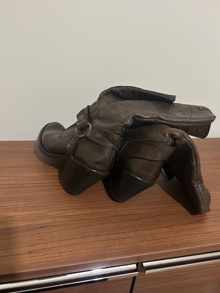 Kahverengi Kadın çizme - Görsel 5