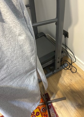 Gri Kadın Kapüşonlu Uzun Elbise - Görsel 5