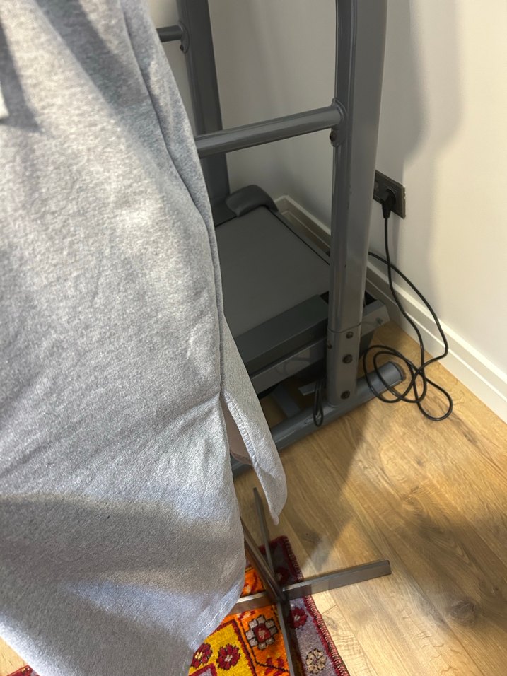 Gri Kadın Kapüşonlu Uzun Elbise - Görsel 5