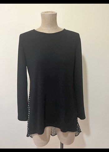 Düğmeli Uzun Kollu tunik - Görsel 2