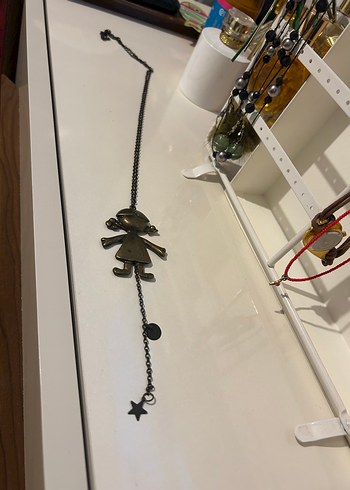 Zincir Detaylı Midi Kolye - Görsel 2