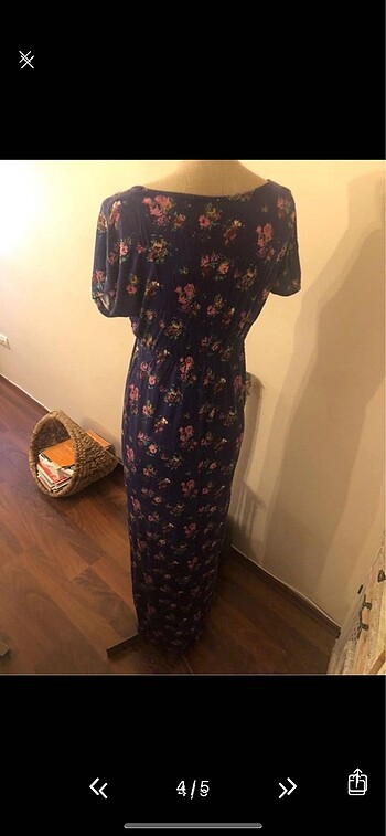 40 Beden çeşitli Renk Uzun elbise