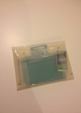 Mudo Şeffaf Clutch Çanta