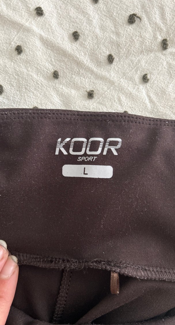 Koyu Kahve Kadın Spor Tayt - Görsel 2