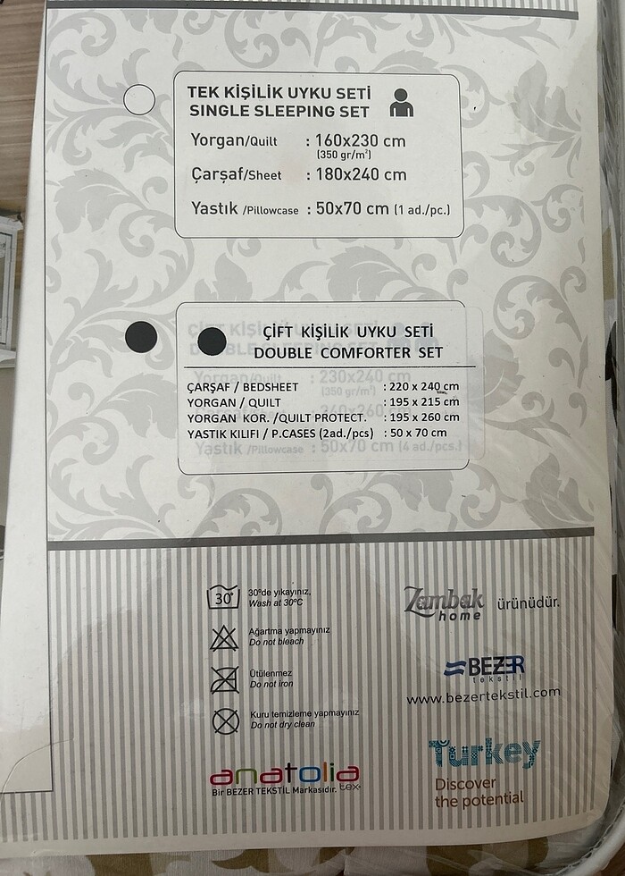 Uyku seti - Görsel 3