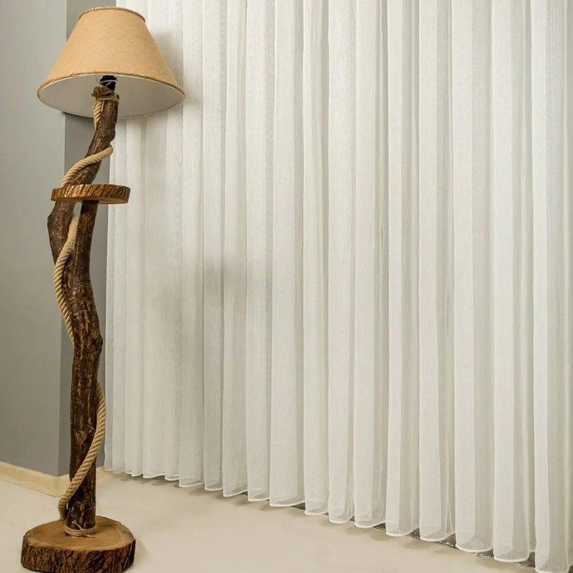 Düz sade tül Perde - Görsel 2