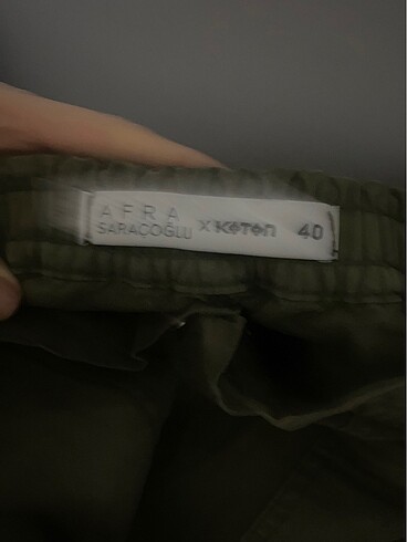 Koton KOTON YEŞİL KARGO PANTOLON