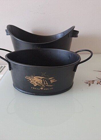 Ekmek sepeti metal - Görsel 2