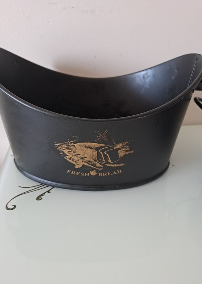 Ekmek sepeti metal - Görsel 3