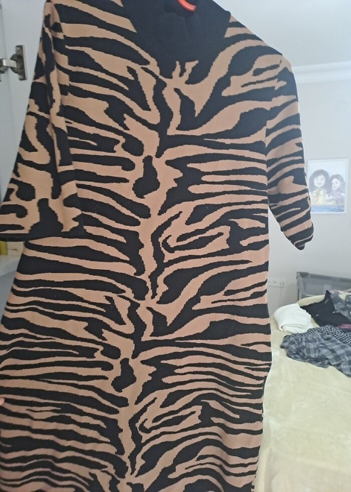 Bayan triko elbise - Görsel 3