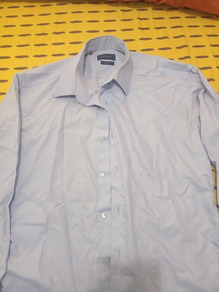 laciverti Erkek Düğmeli Uzun Kollu Gömlek - Görsel 3