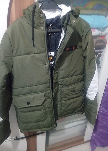 Kamuflaj Desenli Erkek Kısa Mont - Görsel 7