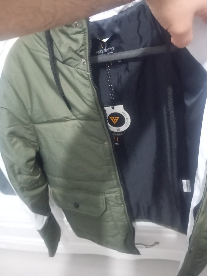 Kamuflaj Desenli Erkek Kısa Mont - Görsel 3