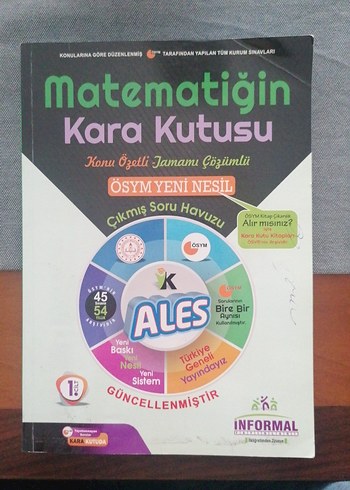 Matematiğin Kara Kutusu ALES Soru Bankası