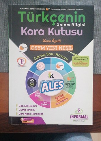 Türkçenin Anlam Bilgisi Kara Kutusu - ALES Hazırlık Kitabı