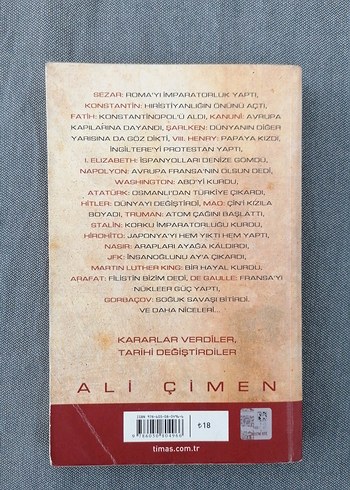  Tarihi Değiştiren Liderler Ali Çimen ve Konuşmanın İmkansızlığı