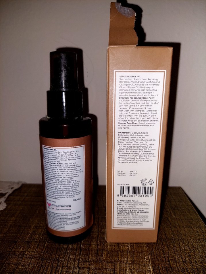 Maru-Derm Onarıcı Saç Yağı 100 ml - Görsel 2