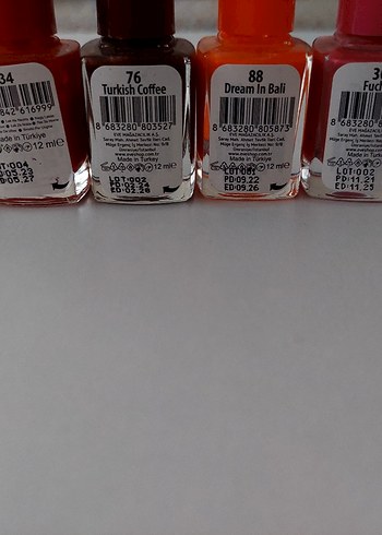 Flormar Renkli Oje Seti
