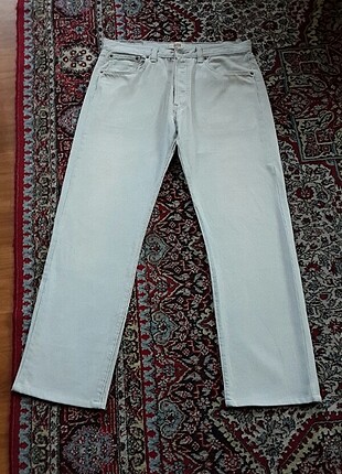 LEVİS 501 GÜMÜŞ DÜĞMELİ JEAN ( W34 L30 ) 