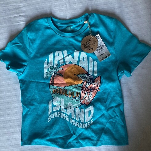 Mango Hawaii Island Retro Baby Tee